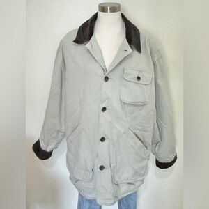 Vintage Gap Cotton canvas Chore Jacket Barn Corduroy collar Large mens womens
